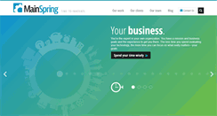 Desktop Screenshot of gomainspring.com